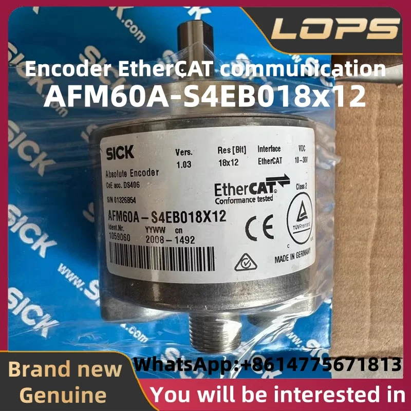 AFM60A-S4EB018x12 Brand new original SICK Encoder, EtherCAT communication, large quantity in stock Welcome to consult
