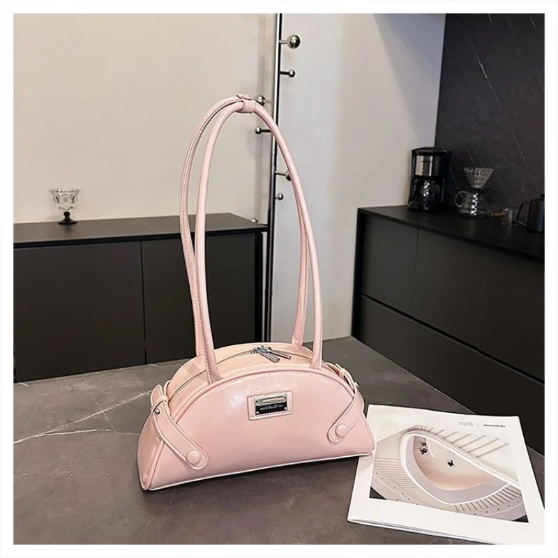 

Шикарная женская сумка через плечо из кожи с точечным принтом и Париж Элегантный просторный мягкий повседневный современный вид ​