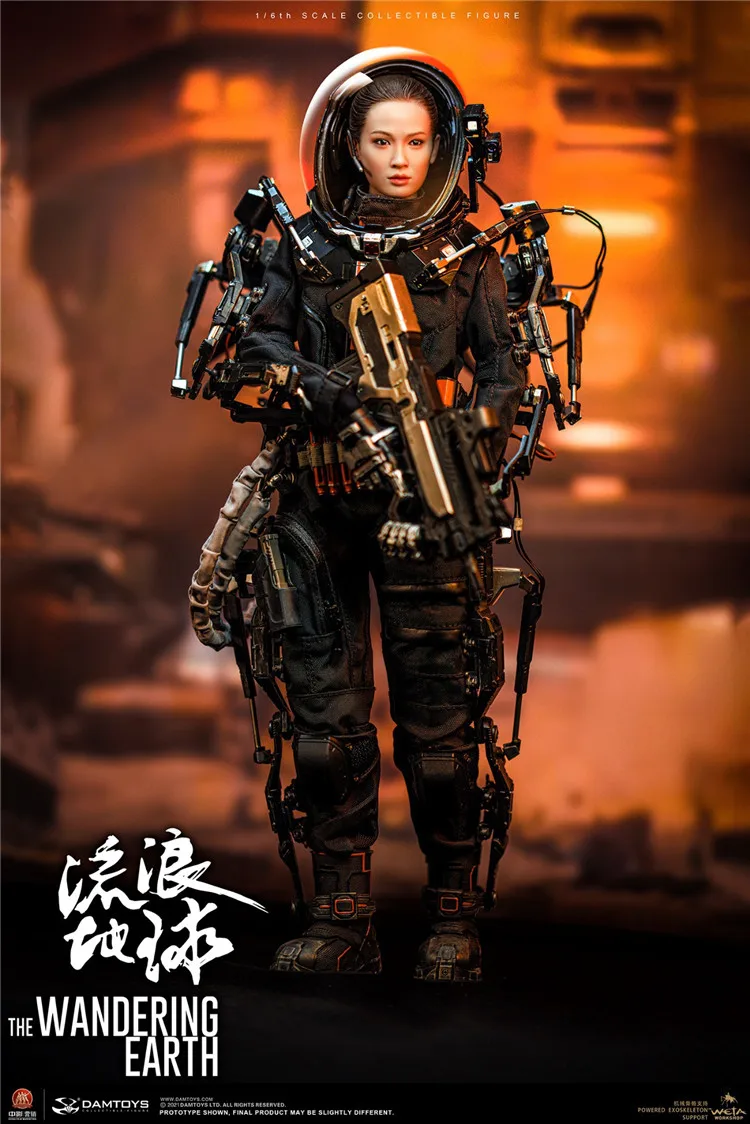 DAMTOYS DMS036 1/6 The Wandering Earth Rescue Unit CN171-11 Medical Soldier Zhou Qian Full Set 12\'\' Action Figure In Stock