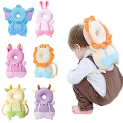 1-3T Toddler Baby Pillow Head Protector Safety Pad Cushion Back Prevent Injured Baby Eleplant Lion Cartoon Security Pillows