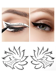 Fox Eye Makeup Stencils Eyeliner Stencil Mold Template Shaping Tools Eyebrows Eye Shadow Eyes Makeup Template Tool Stickers Card