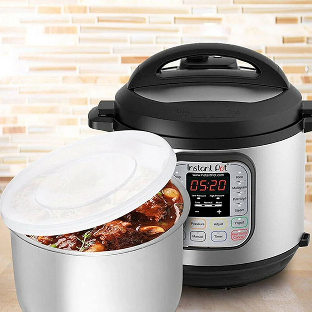 For InstantPot 5 6 Quart Silicone Lid Pot Cover Airtight Seal for Maintaining Food Freshness and Heat Retention