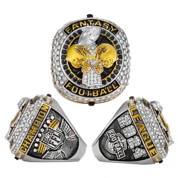 New 2024 ring Commemorative Ring Stainless Steel ring for boyfriend gift Champion accessories for Fantasy football fans gift