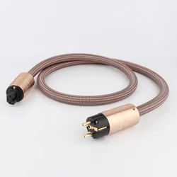 US/EU Plug OFC Accuphase Fever Power Cord 40th Anniversary HiFi Audio Amplifier CD Player Cable Filter Power Cable