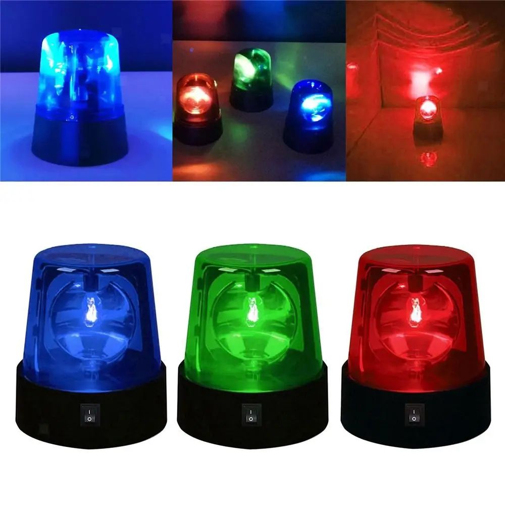 New Flash Emergency Warning Light Police Light Indicator Light 360 Effect LED Strobe Mini Rotating Stage Degree Flashing