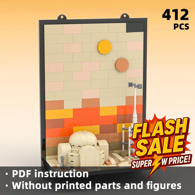 الخيال العلمي بنة الفن الصحراء الخيال العلمي قاعدة سطح المكتب الديكور الاختيار الجديد #2