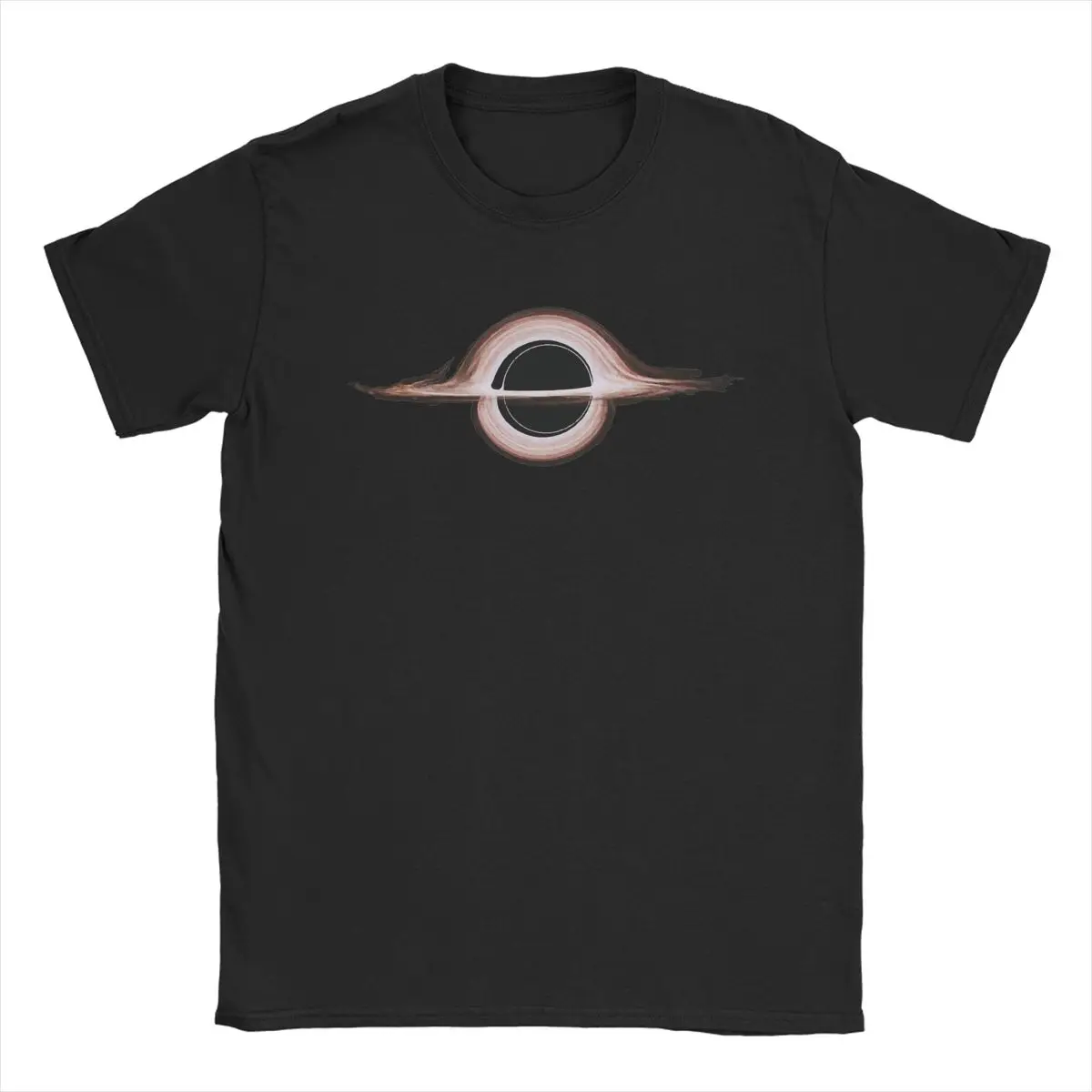 Men Black Hole Interstellar Movie T Shirts 100% Cotton Clothes Funny Short Sleeve O Neck Tee Shirt 6XL T-Shirts