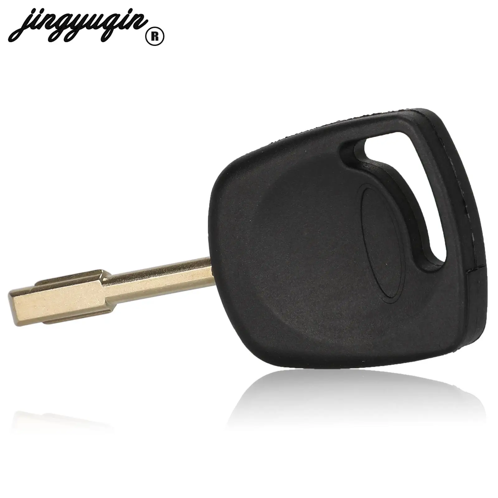 jingyuqin Transponder Car Key Case Shell For Ford Focus Mondeo KA Jaguar XJ8 Transit Connect Uncut Fo21 Blade No Chip