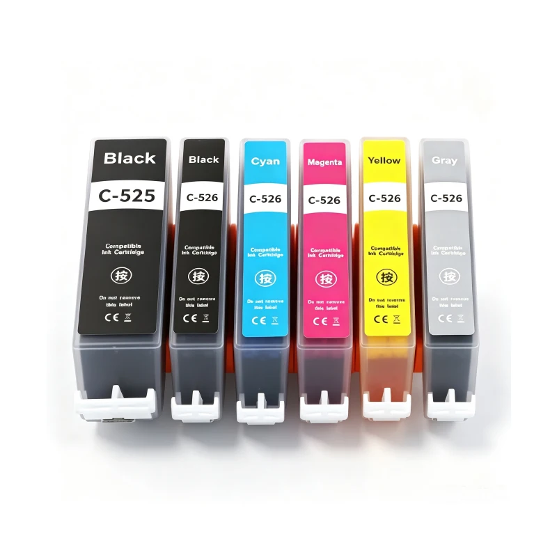 PGI525 CLI526 PGI 525 Ink Cartridges Compatible for Canon Pixma iP4850 ix6550 MG5150 MG5250 MG6150 MG8150 MX885 MG5350 Printer