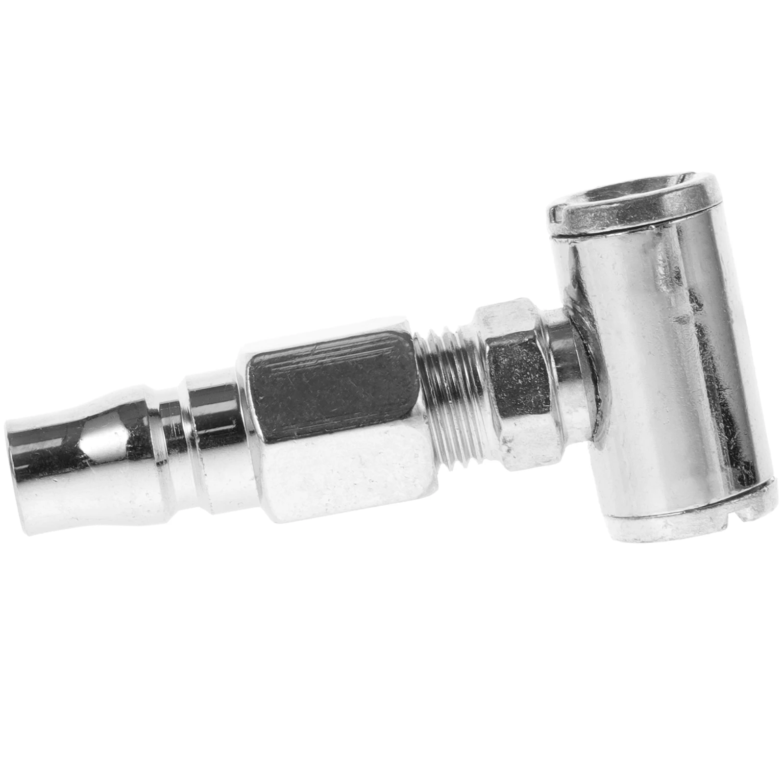

1PC Reinforced Metal Tire Inflation Chuck Air Adapter Quick Locking Hand Crank Portable Car Van Truck Tyre for Vehicle