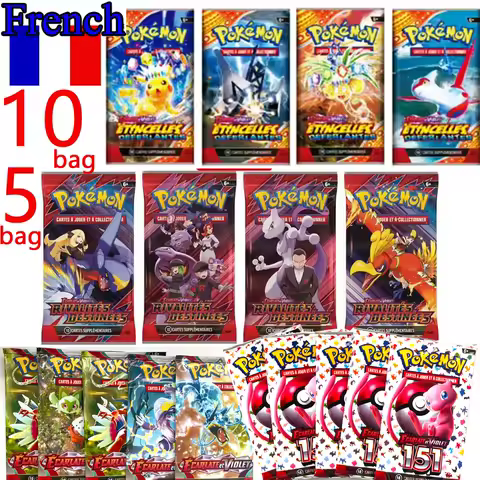 % *# French Pok&eacute;mon TCG: Ecarlet &amp; Violet Etsncelles Astral Radiance Obsidian Flames Booster Box Pokemon Cards Game 36 Pack Box
