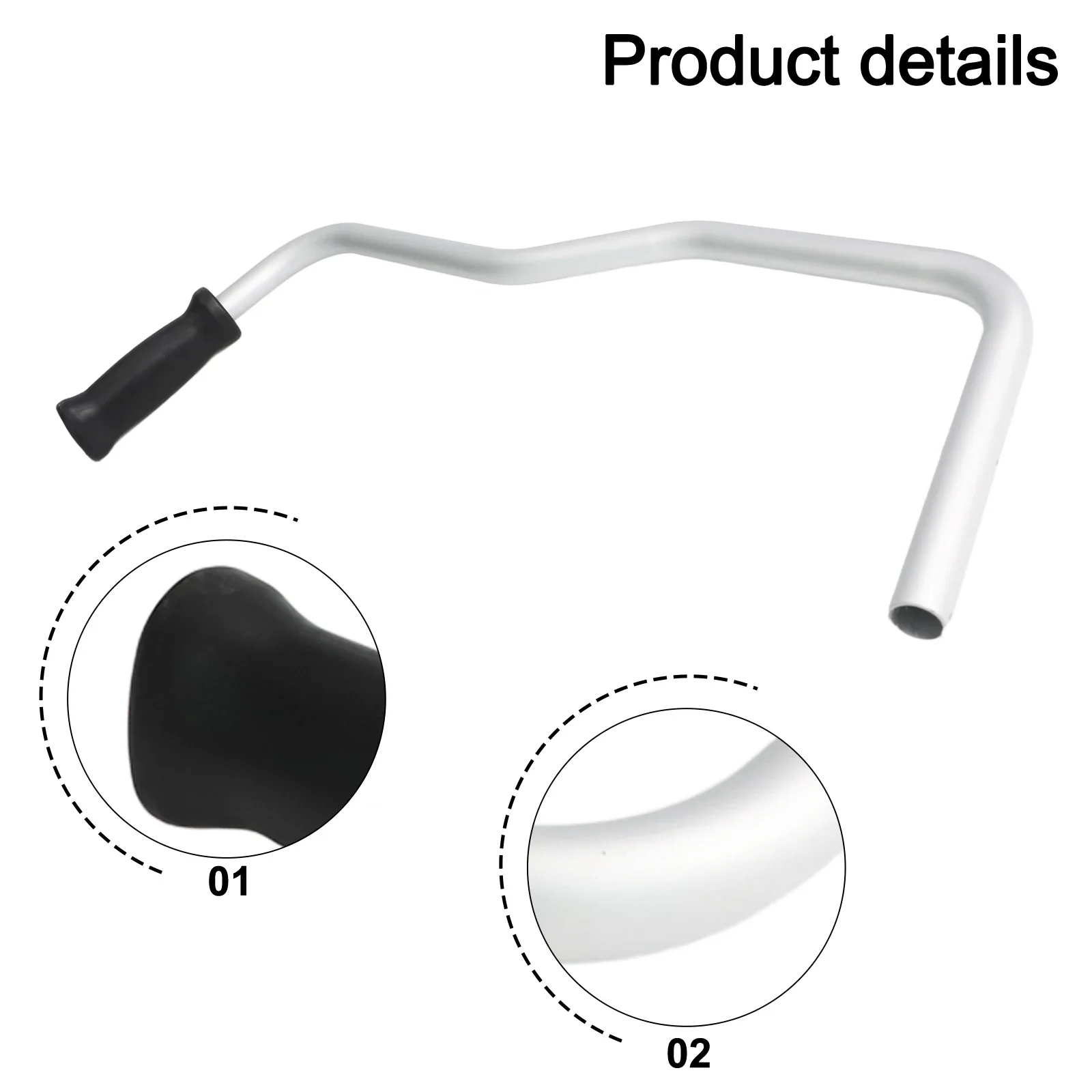 Für Gärtner: Ergonomischer Rasenmähergriff, rutschfester Griff, Komfortgriff für Trimmer, rutschfestes Griffdesign – Detail 16
