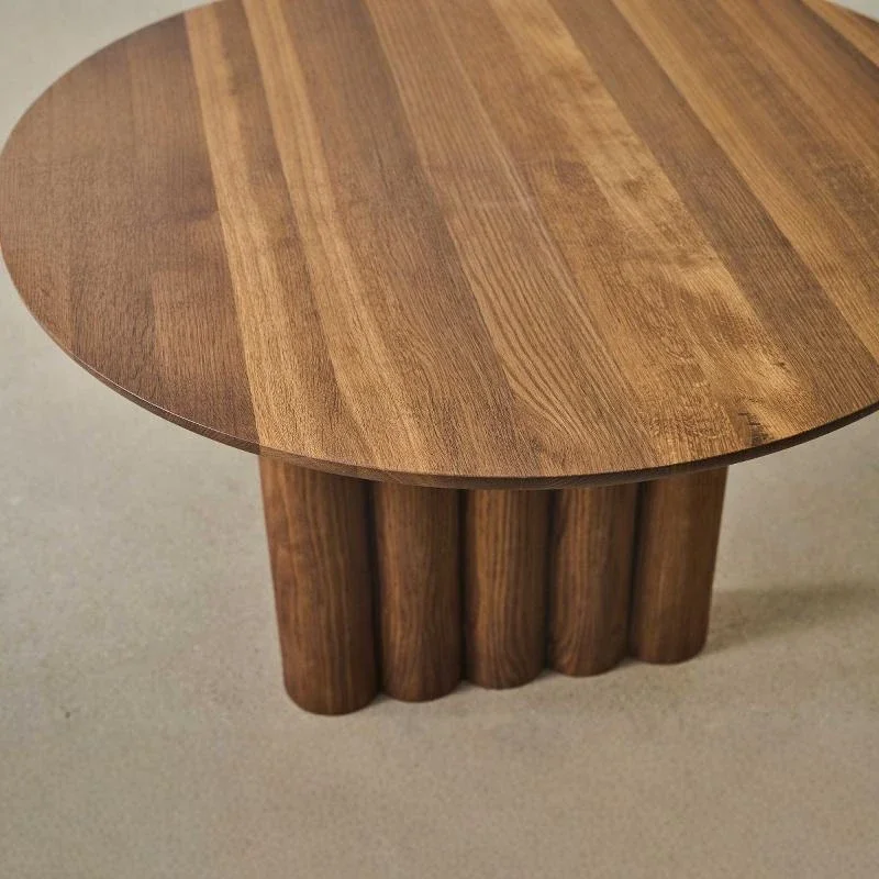 

Solid wood ash wood dining table