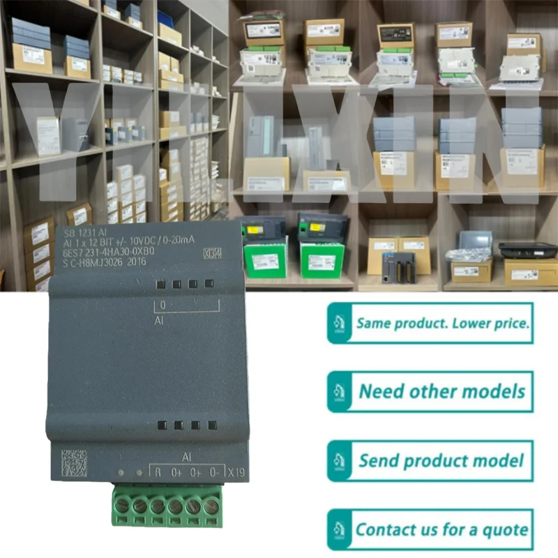 

100% новый оригинальный модуль аналогового ввода 6ES7231-4HA30-0XB0 S7-1200