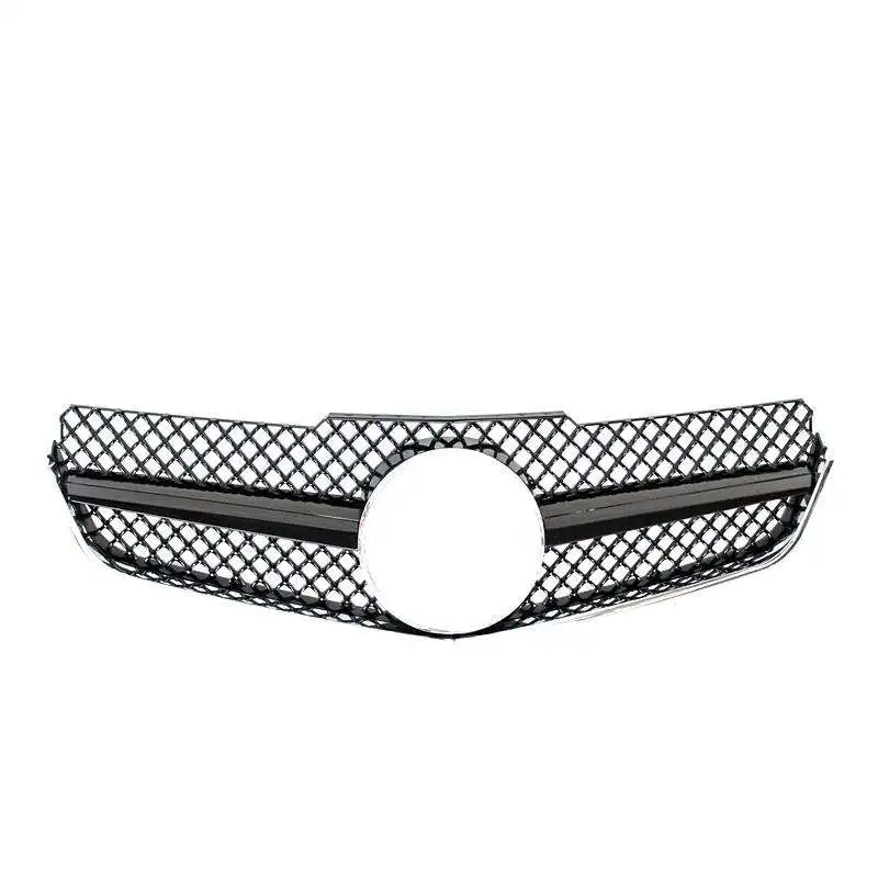 Glossy Black Grille Abs Material E Series W211 Grille For Mercedes Benz 2003 2006 2007 2008 2009 E39 Car Front Grille