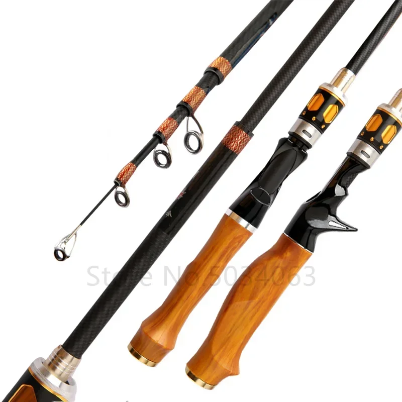 

Outdoor Fishing 1.8/2.1/2.4/2.7m Fishing Rod Portable Carbon Casting Carp Fishing Pole Tackle Compression Resistance