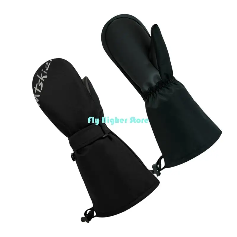 

Теплоизолированные детские снежные перчатки, водонепроницаемая ткань, спортивные перчатки для холодной погоды для детей, отдых