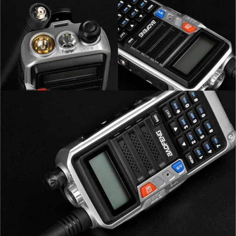 Baofeng UV-5R + PLUS 10W Walkie Talkie VHF UHF Tri Power Long Range High Power USB ชาร์จ DTMF สําหรับอัพเกรด UV-5R Ham Two Way วิทยุ