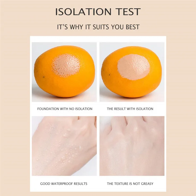 40g JOMTAM Contour Color Isolation Jomtam Tri-lor Turn On Cream  Waterproof Makeup Foundation Natural Makeup Base Cream