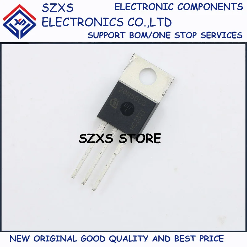 

New Original 10Pcs SPP20N60C3 20N60C3 TO-220 650V 20.7A MOSFET Field Effect Transistor In Stock Good Quality