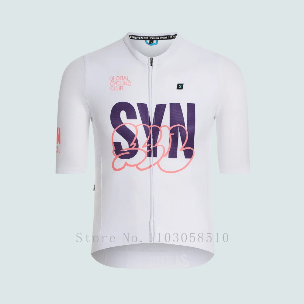 

SYN Summer Short Sleeve Men Cycling Jersey Clothing Top Quick-drying Breathable Road Mountain Bike Cycling Clothing