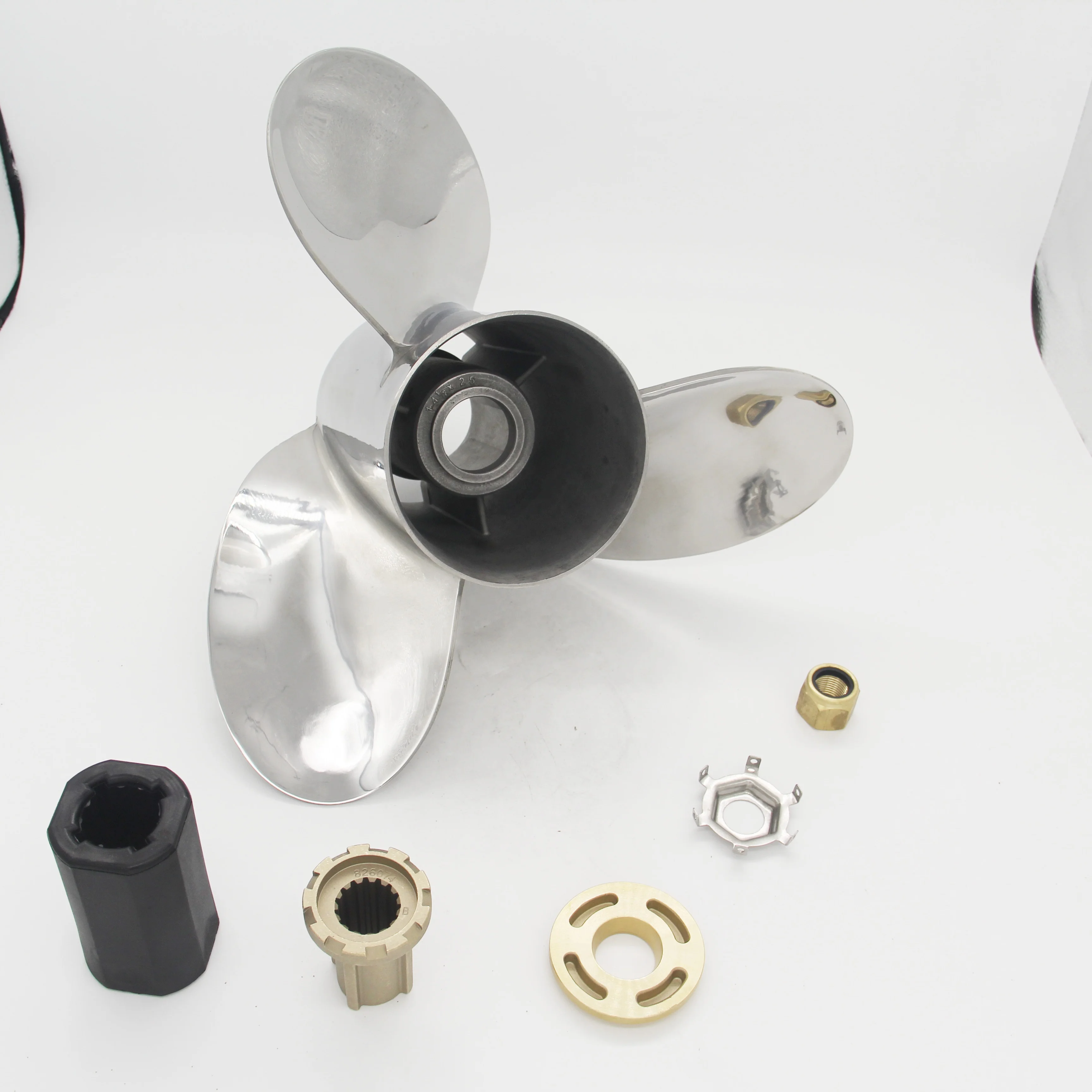 

High Quality Marine Stainless Steel Propeller Fit For MERCURY Outboard Engine 3 Blade Propeller