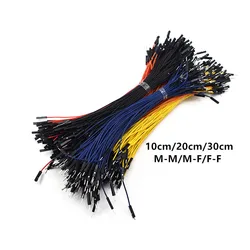 Miedziany kabel mostkujący kabel Dupont 20cm 30cm 10cm męski żeński 24AWG elastyczny złącze żyłki bez lutowania DIY Arduino