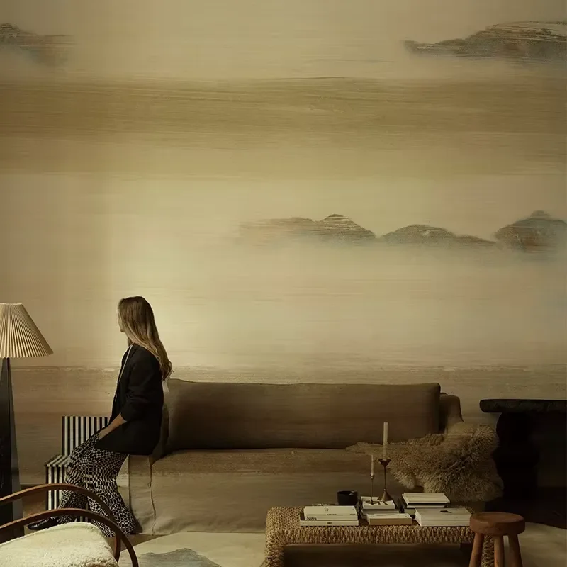 New Natural Sisal Fiber Wallpaper Handwoven Texture Eco-Friendly Material for Living Room Bedroom