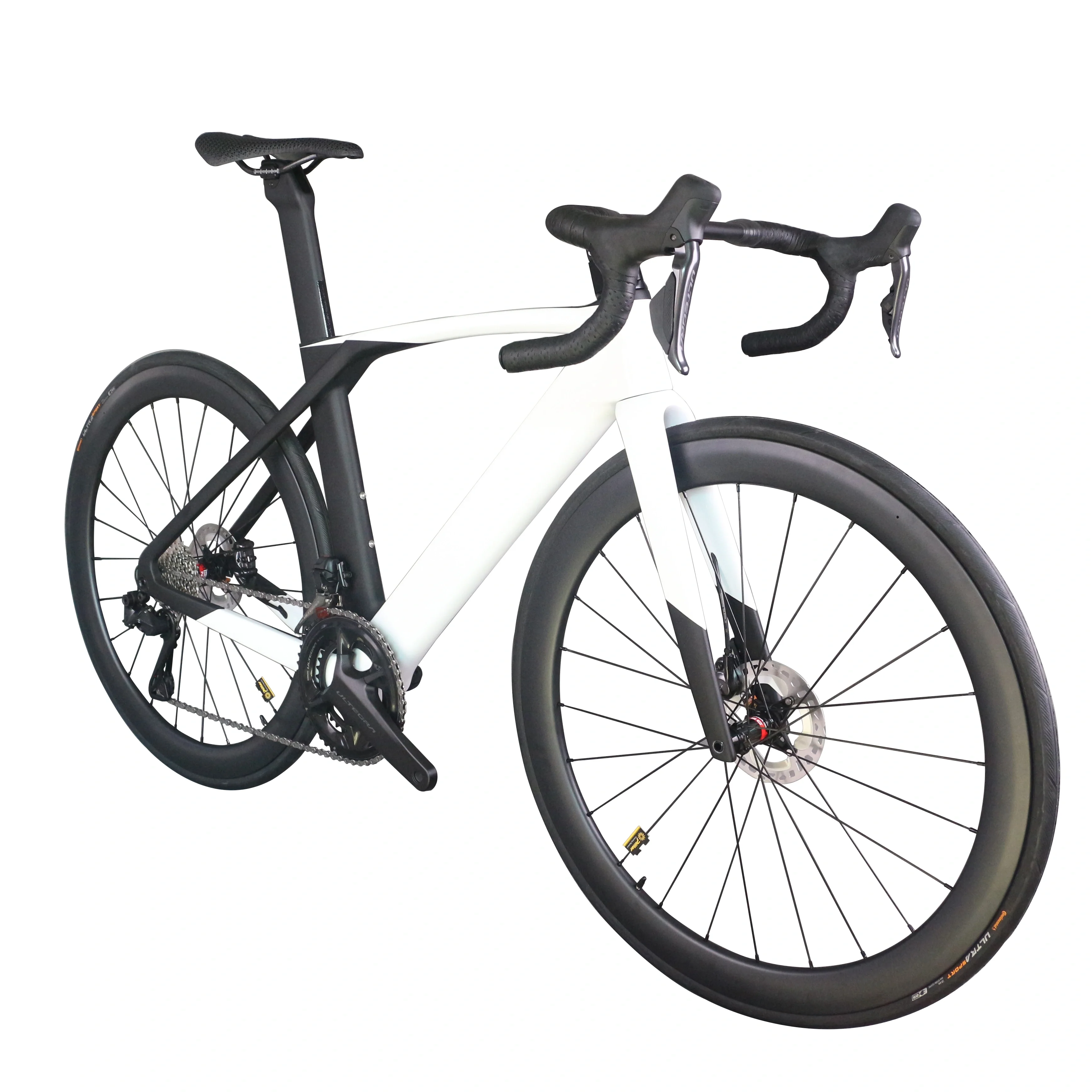 

24-скоростной полный внутренний тросовый диск для шоссейного велосипеда TT-X34 Di2 Groupset Aero Полный велосипед с электронным переключением передач