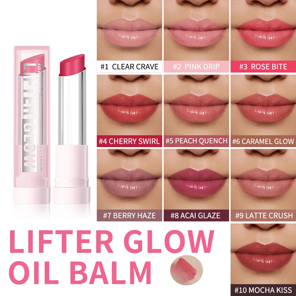 

MLSMILE 10 Color Glossy Moisturizing Lip Balm Lipstick Winter Anti-Cracking Measures Lipstick 2025 New Cosmetics