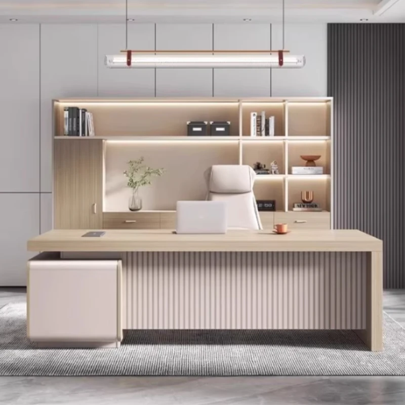 

Роскошный офисный стол в скандинавском стиле с органайзером, компьютерный стол с хранением, рабочий стол с полкой, регулируемая подставка для планшета