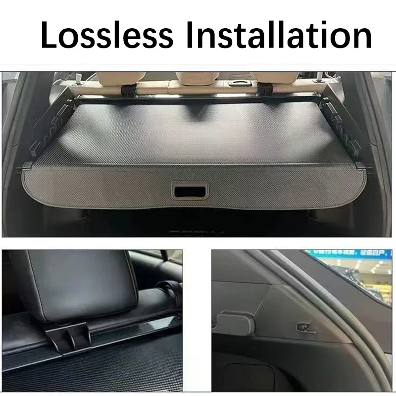 Car Rear Trunk Storage Rack Covers For Geely Boyue Cool G426 2023-2027 Retractable Shades Cargo Liners Shelters Auto Accessories