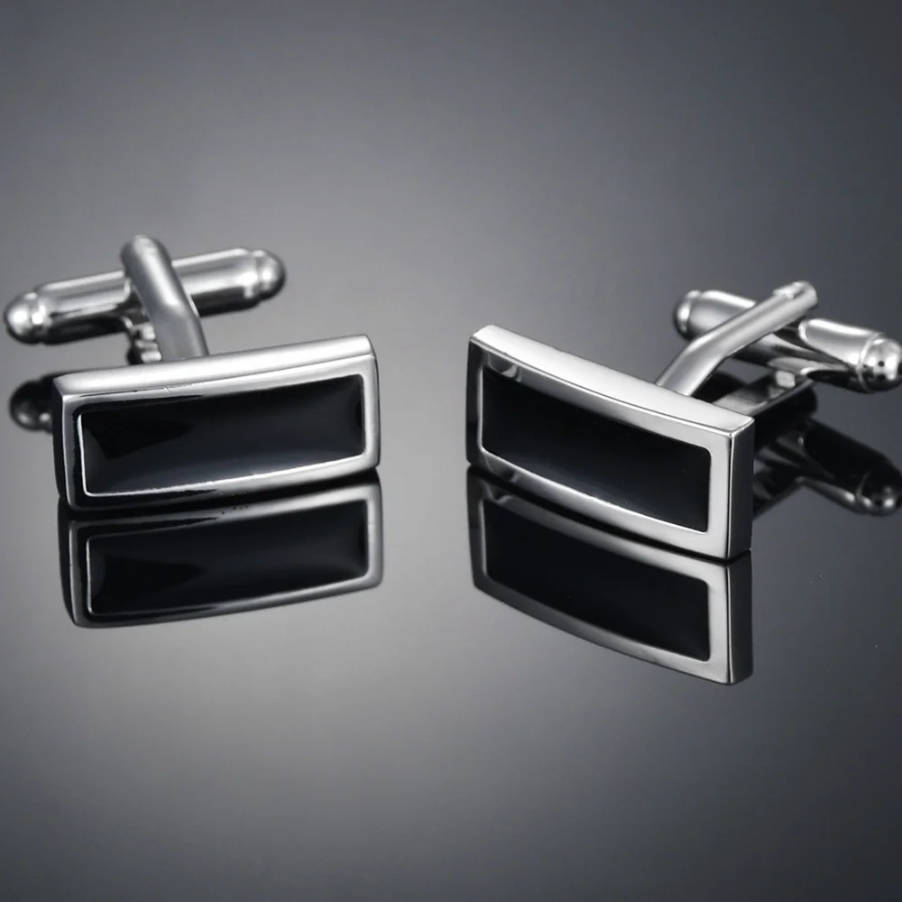 High Quality Fashion Geometric Cufflinks for Mens Business Shirt Suit Broom Wedding Cuff Links Buttons Wholesale Male Jewelry