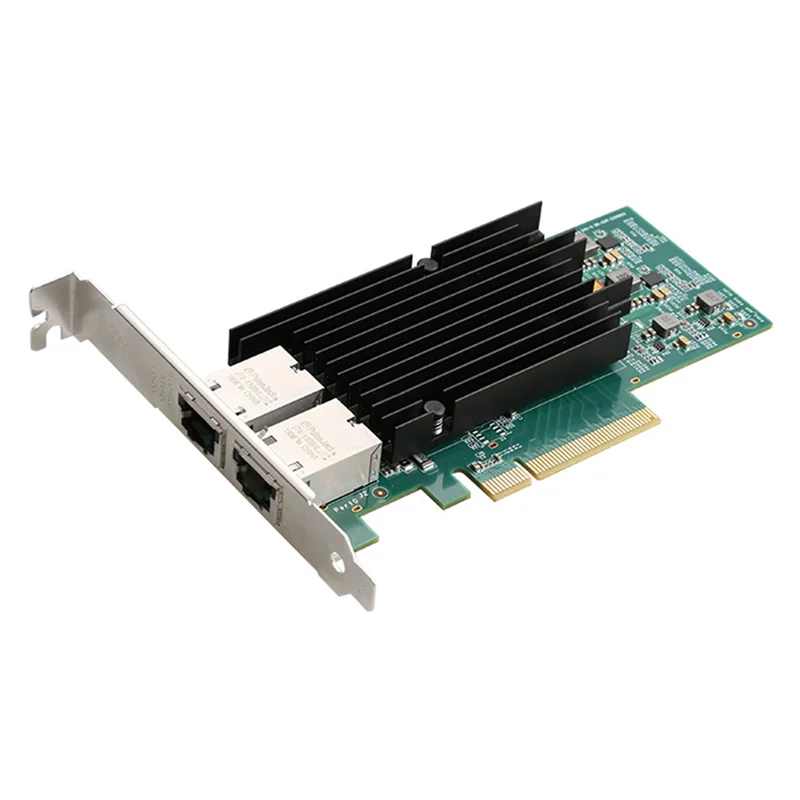 

PCIE 8X Server Network Card X540 Chip Network Card 10G 2 Port Etherent Network Card RJ45 LAN