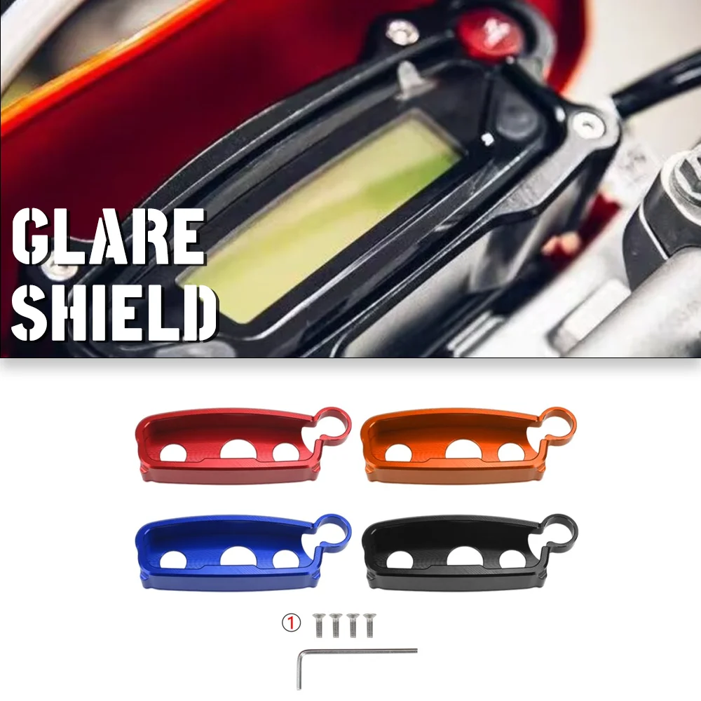 

Odometer Protector Guard Cover Motorcycle Glare Shield Accessries Parts For FREERIDE 250 R 350 E-XC 250R TE FE 2015 2016 2017