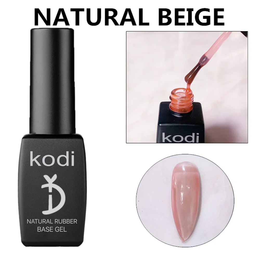 

YD KODI PROFESSIONAL Natural Rubble Base Natural Beige Nail Art Base Gel 2 In 1 Camouflage Base Nude Gel Nail Polish