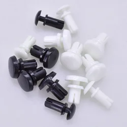 100pcs White/Black R Type Nylon Rivet R2024-R6080 Clip PC Board Fastener Push-type Rivets Plastic Expansion R-Type Rivets