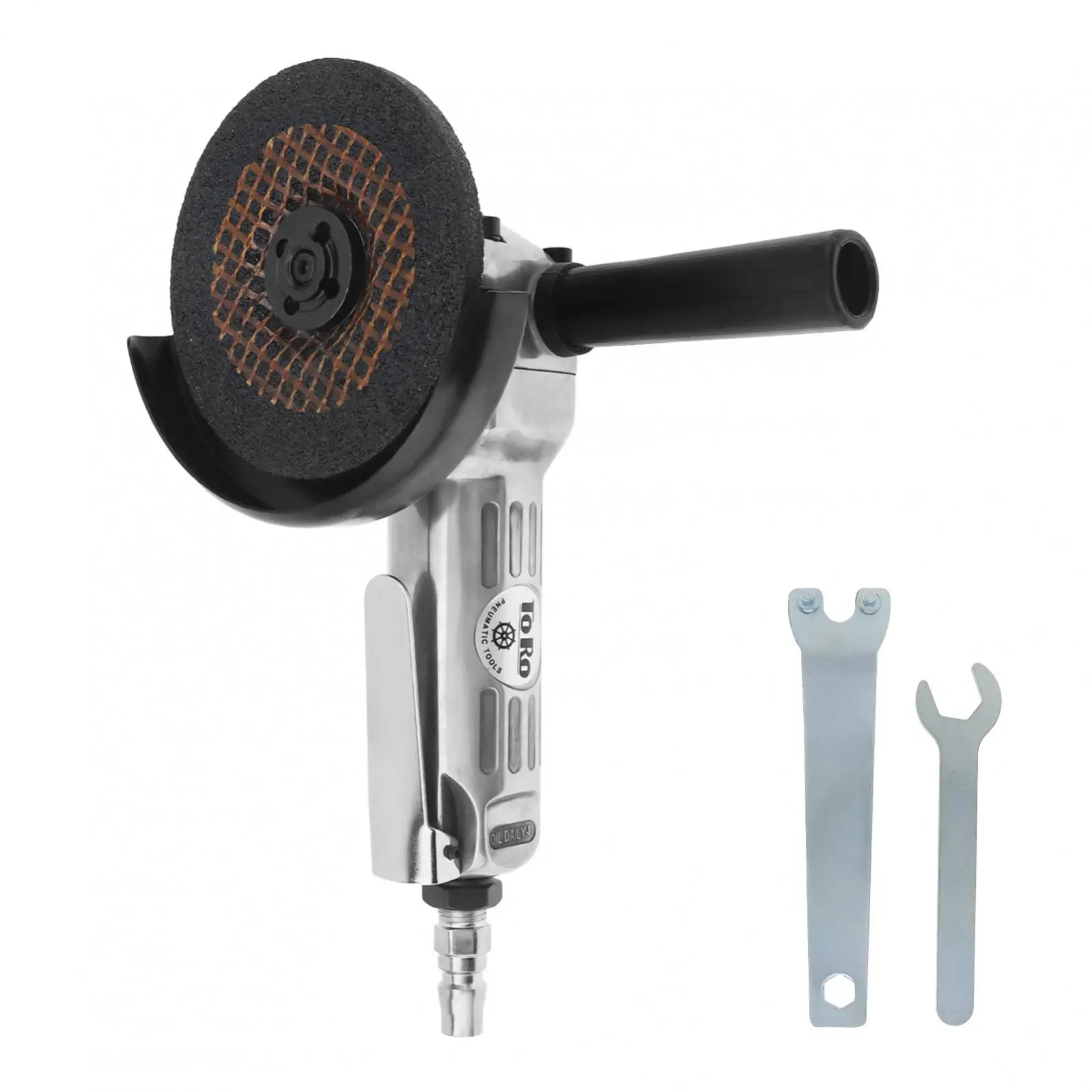 4 Inch High-speed Pneumatic Angle Grinder with Disc Polished Piece and PVC Handle for Machine Polished / Cutting Tools