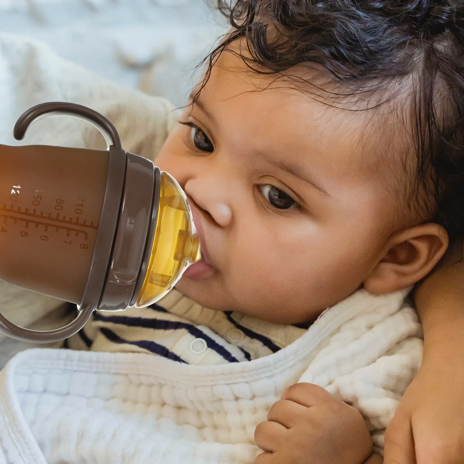 

1Pcs Silicone Nursing Bottle Infant Baby Feeder Anti-Colic Wide Mouth Feeding Bottle Newborn Milk Feeder Easy Clean Portable