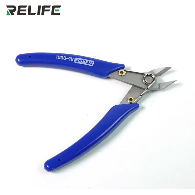 Relife RL-0001 Precision Diagonal Pliers Cutting Pliers for Wire Cable Cutter High Hardness Electronic Phone Repair Hand Tools