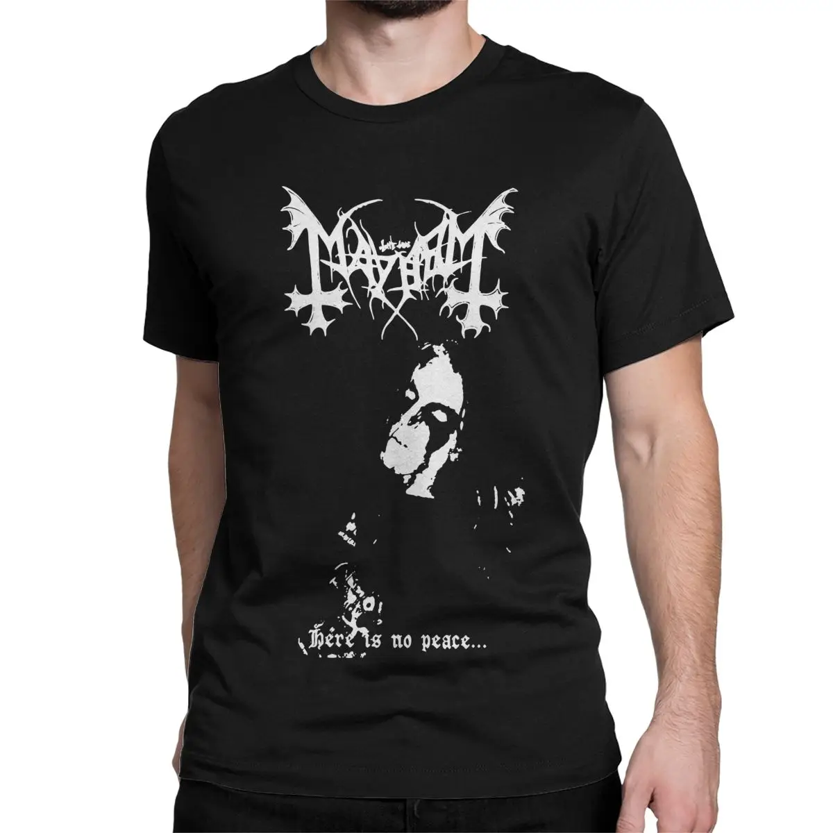 Mayhem Death Rock T Shirts Men Women Cotton Casual T-Shirt O Neck Heavy Metal Tee Shirt Short Sleeve Tops Gift Idea