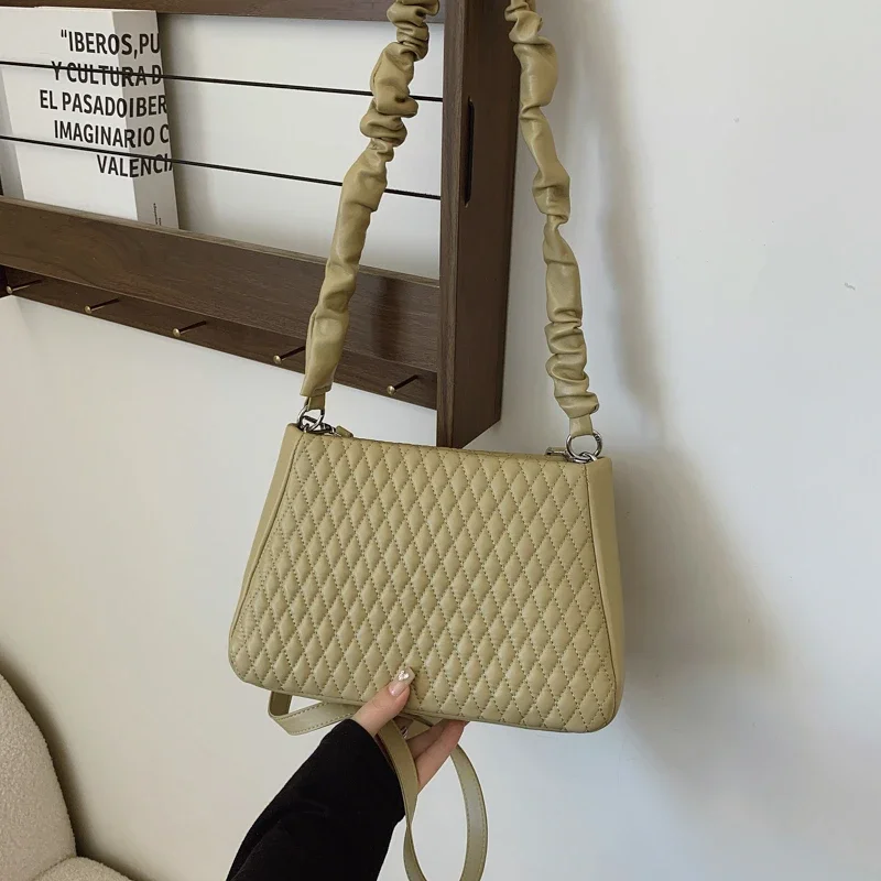 

High Quality Leather Women's Messenger Bag Shoulder Crossbody Handbag By Famous Designer Luxury Brand Trendy