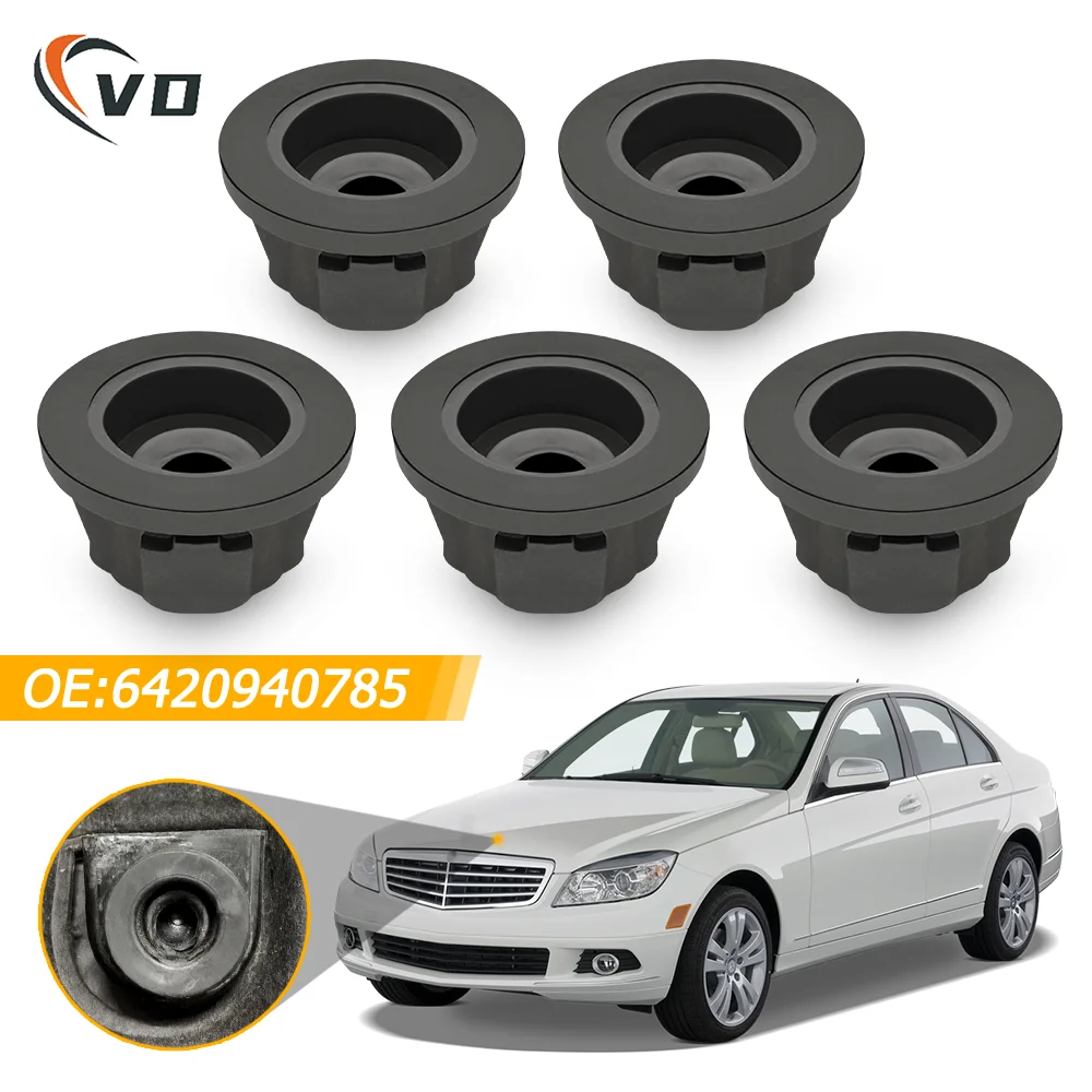 【セール中】5X カーエンジンカバーラバーグロメット 6420940785 メルセデスベンツ W204 C204 S204 C218 X218 W212 S212 A207 C207 W461 W463 X164用