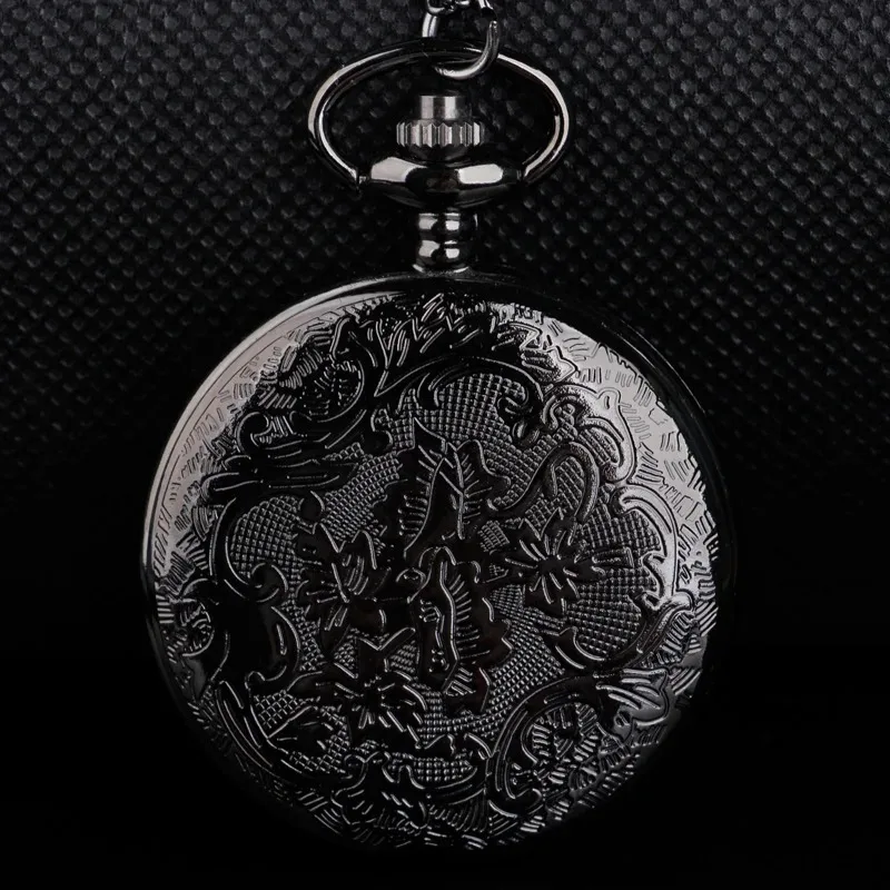 الرجعية شخصية الجوف والعتاد ساعة جيب كوارتز الأرقام العربية الرومانية قلادة قلادة الرجال النساء طالب الهدايا