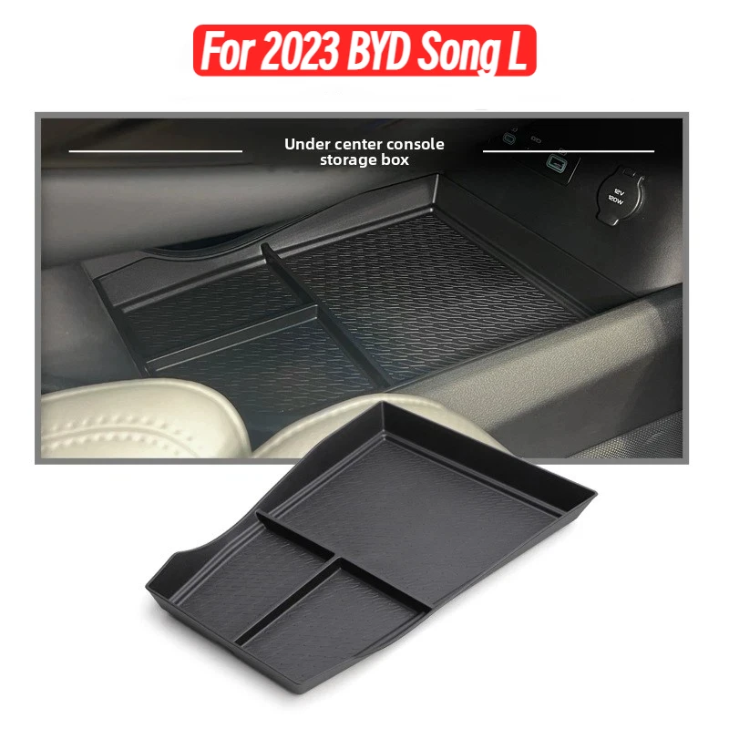 For 2023 BYD Song L Central Control Storage Box Car Modification Partitioned Storage Decorative Storage Box