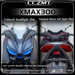 For YAMAHA XMAX 300 XMAX300 xmax300 2017-2022 headlight films smoked black tail light films instrument film accessories