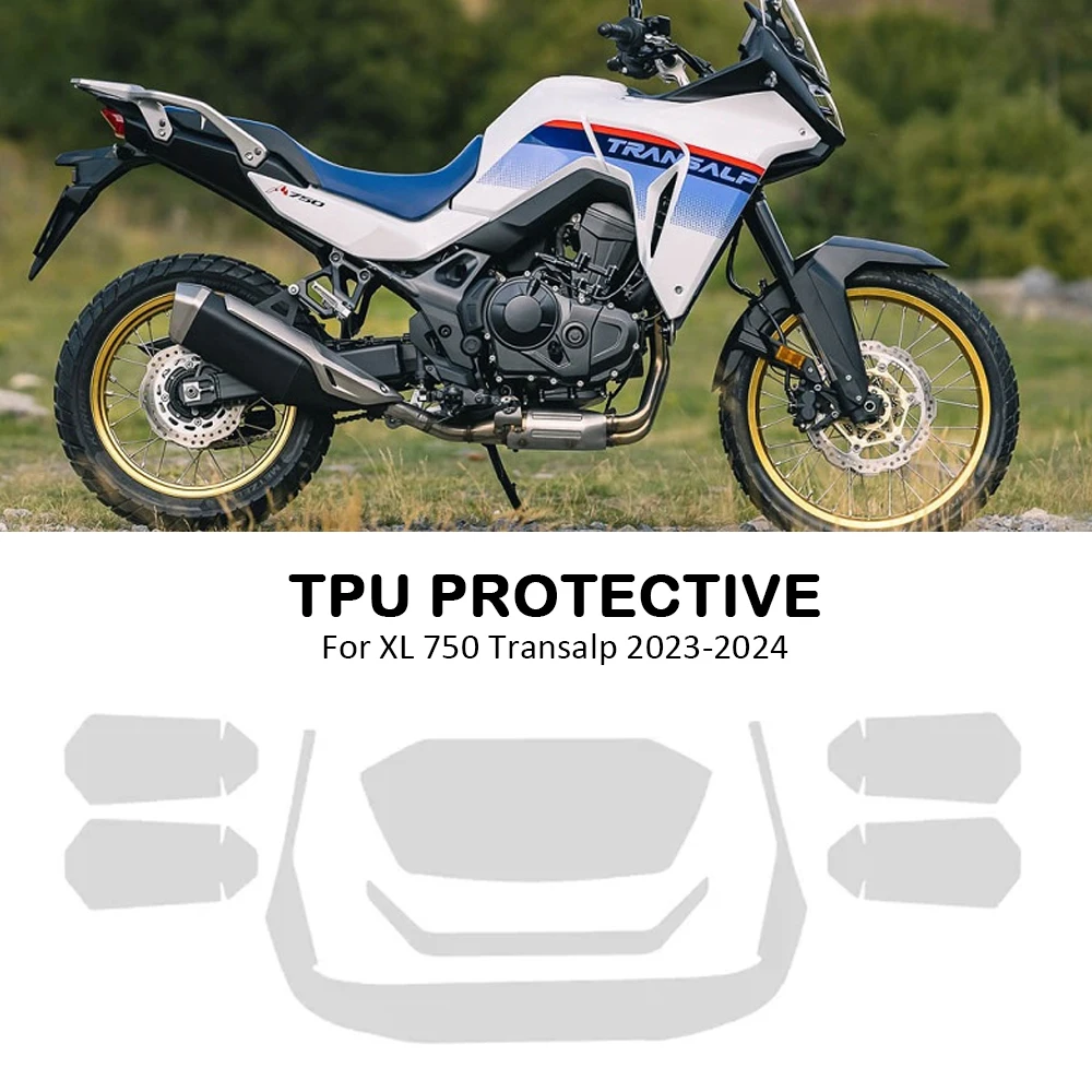 

XL750 Transparent Waterproof Stickers Paint Protection Film PPF For Honda XL 750 Transalp 2023-2024 Motorcycle TPU Protective