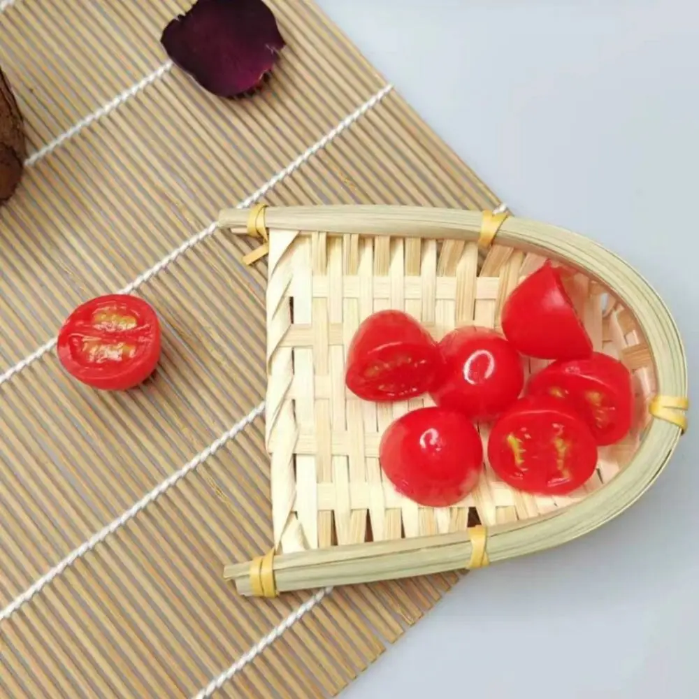 Gemüse Künstliche Kirsche Tomaten Lebensmittel Modell Dekorative Requisiten Gefälschte Realistische Lebensechte Simulation Obst Wohnkultur 10 teil/los – Detail 6