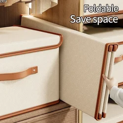 Clothes Toy Storage Box Folding Dustproof and Moisture-proof Organizer Underwear Organizer of Cabinets Drawers for Bedding Quilt