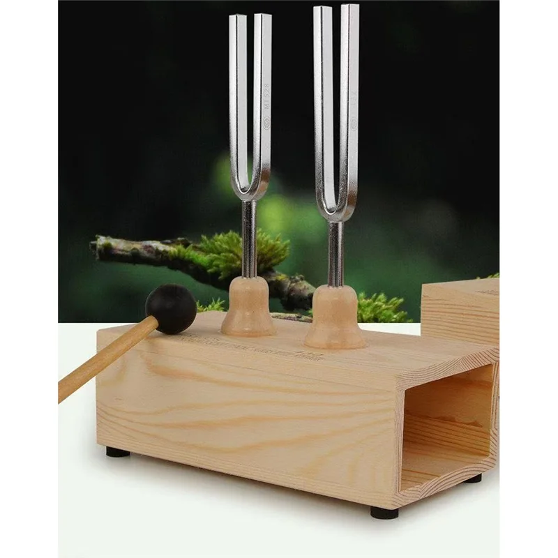 ABUE-Tuning Forks For Schumann Resonance- 432Hz 528Hz Weighted Diapason Tuning Fork Percussion Instruments